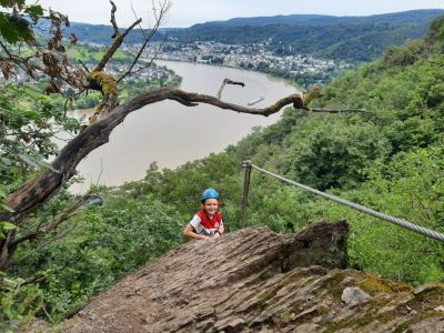 Wandern Klettern Klettersteig rheinland pfalz monzingen